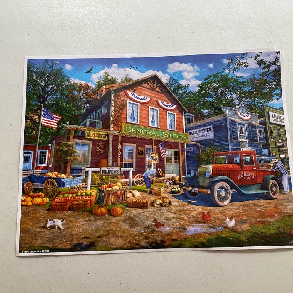 White Mountain Puzzle, " General Store"1000 piece